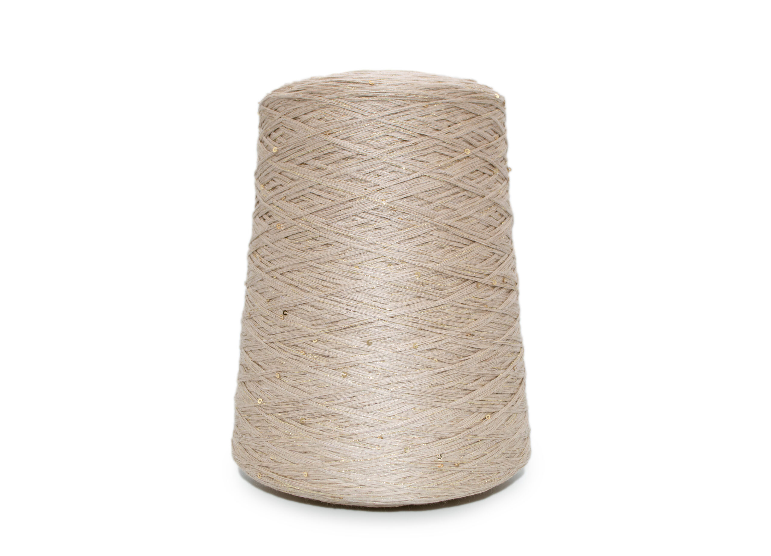 90% Cotton, 7% Silk, 3% Lurex, Sequins (230 gr.) - Wooly Yarn