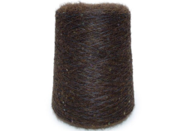 39% Mohair, 25% Merino wool, 19% Polyamide, 9% Silk, 6% Alpaca, 2% Cashmere wool, Sequins