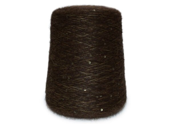 29% Mohair, 26% Merino wool, 21% Silk, 9% Cashmere wool, 8% Cotton, 2% Polyamide, 2% Lurex, Sequins