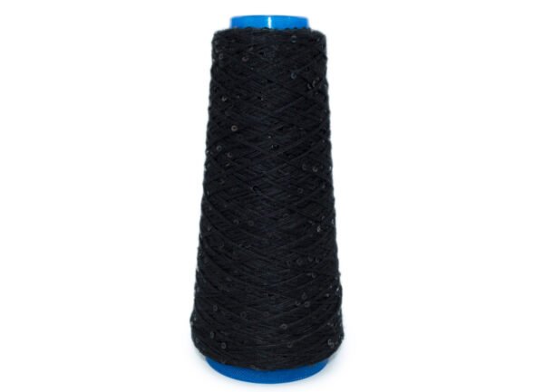 80% Merino wool, 15% Silk, 5% Cashmere wool, SEQUINS