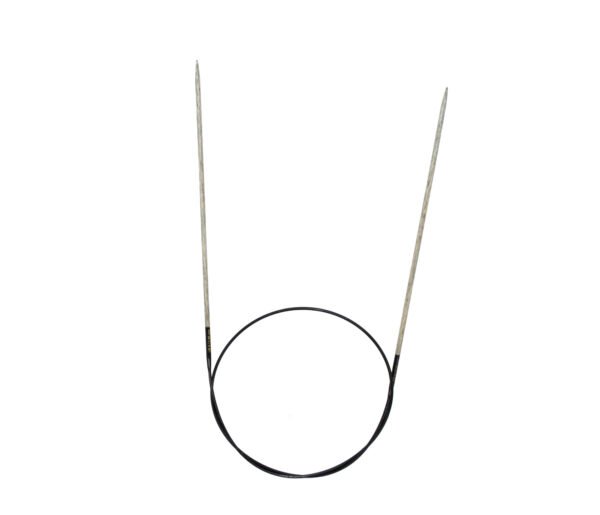 LYKKE Driftwood Fixed Circular Wooden Needles, 80cm - size 2,00mm