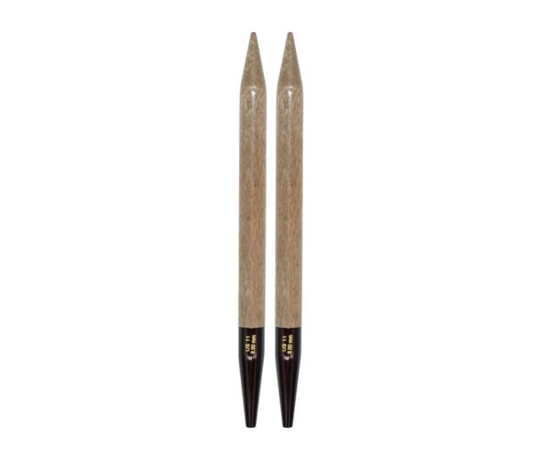 LYKKE Umber Interchangeable Wooden Needles - size 8,00mm