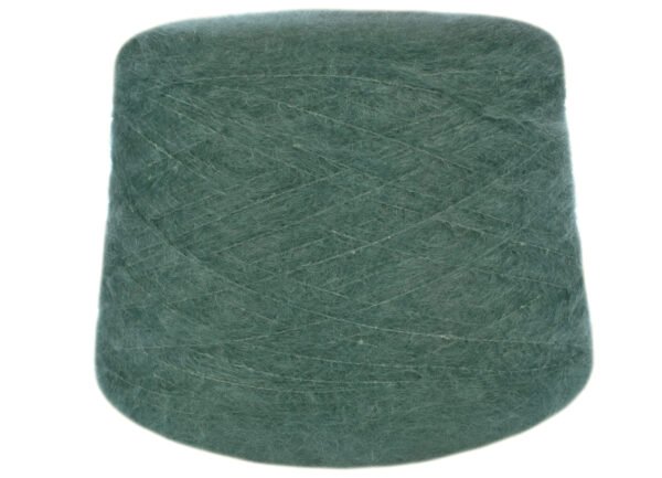 80% Super fine kid mohair, 15% Silk, 5% Merino wool