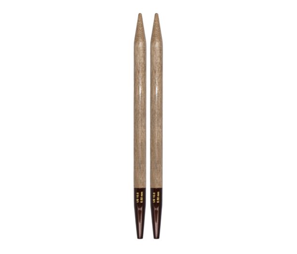 LYKKE Umber Interchangeable Wooden Needles - size 6,50mm