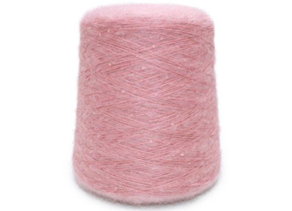 53% Kid Mohair, 13% Silk, 12% Cashmere wool, 3% Merino wool, 19% Polyamide, Sequins